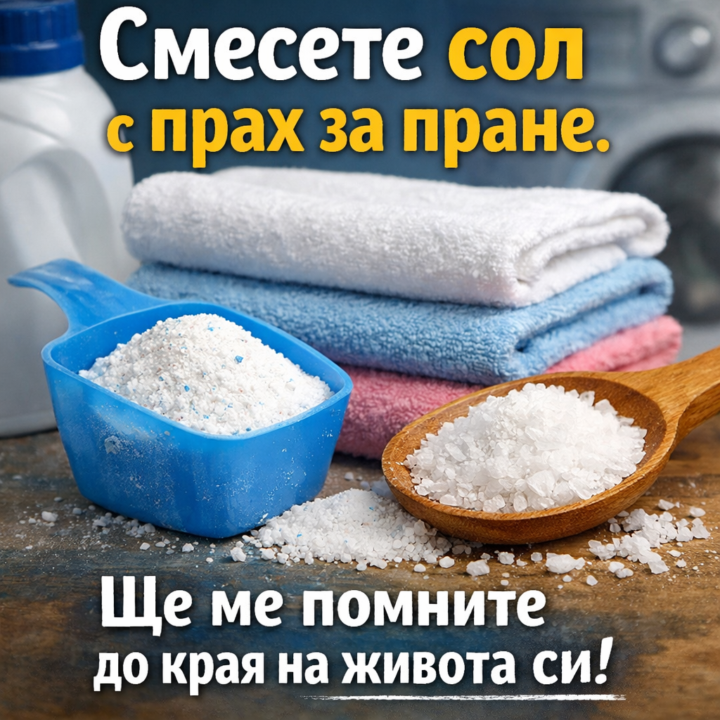 Смесете сол с прах за пране. Ще ме помните до края на живота си 1 bb3c6be1 51cd 44d5 9ef2 bb0785b4c6c4