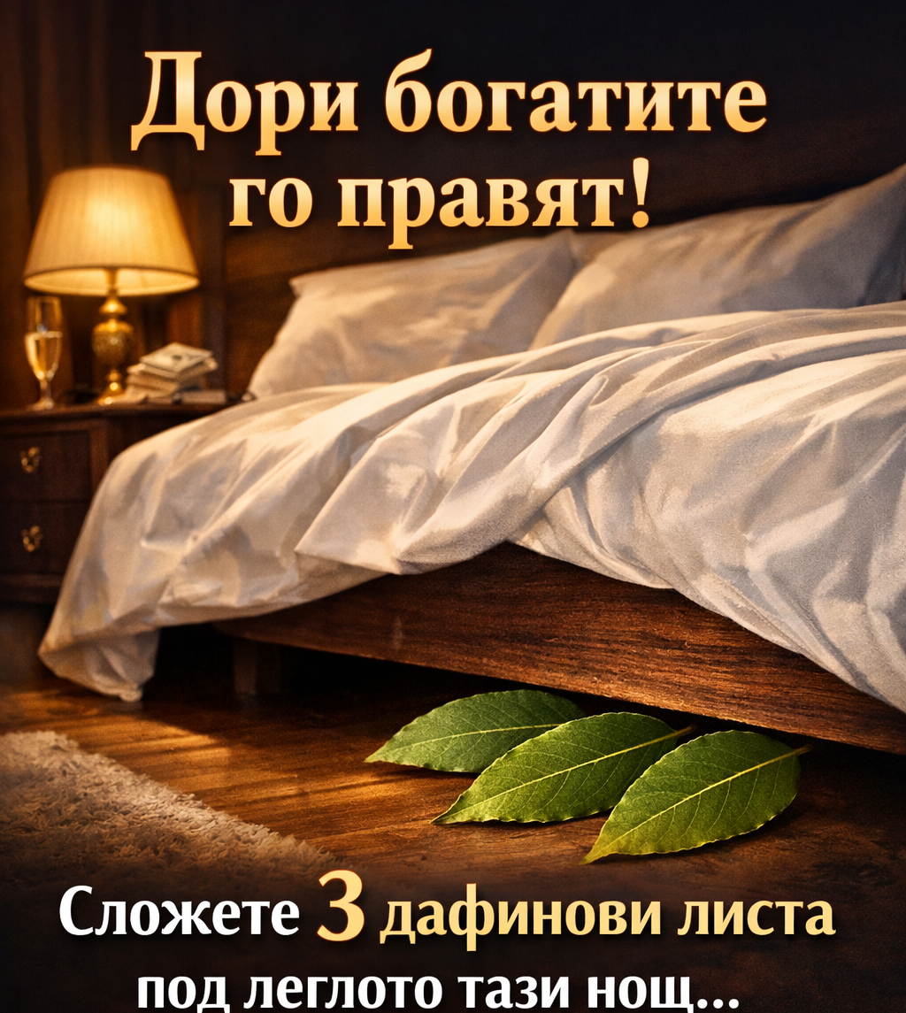 Дори богатите го правят !Сложете 3 дафинови листа под леглото тази нощ… Ефектът ще ви изненада! 1 397dfe97 f698 4812 b841 a941f7474a44