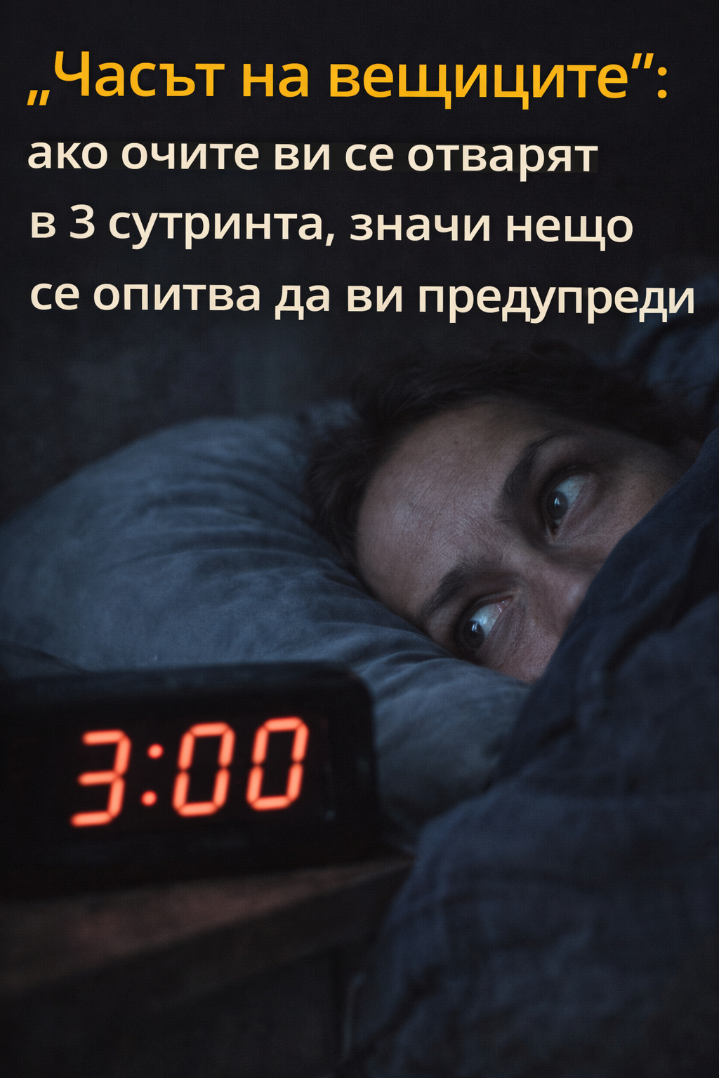 „Часът на вещиците“: ако очите ви се отварят в 3 сутринта, значи нещо се опитва да ви предупреди 1 64d607b9 b355 4e55 8969 0e634b7e6bac