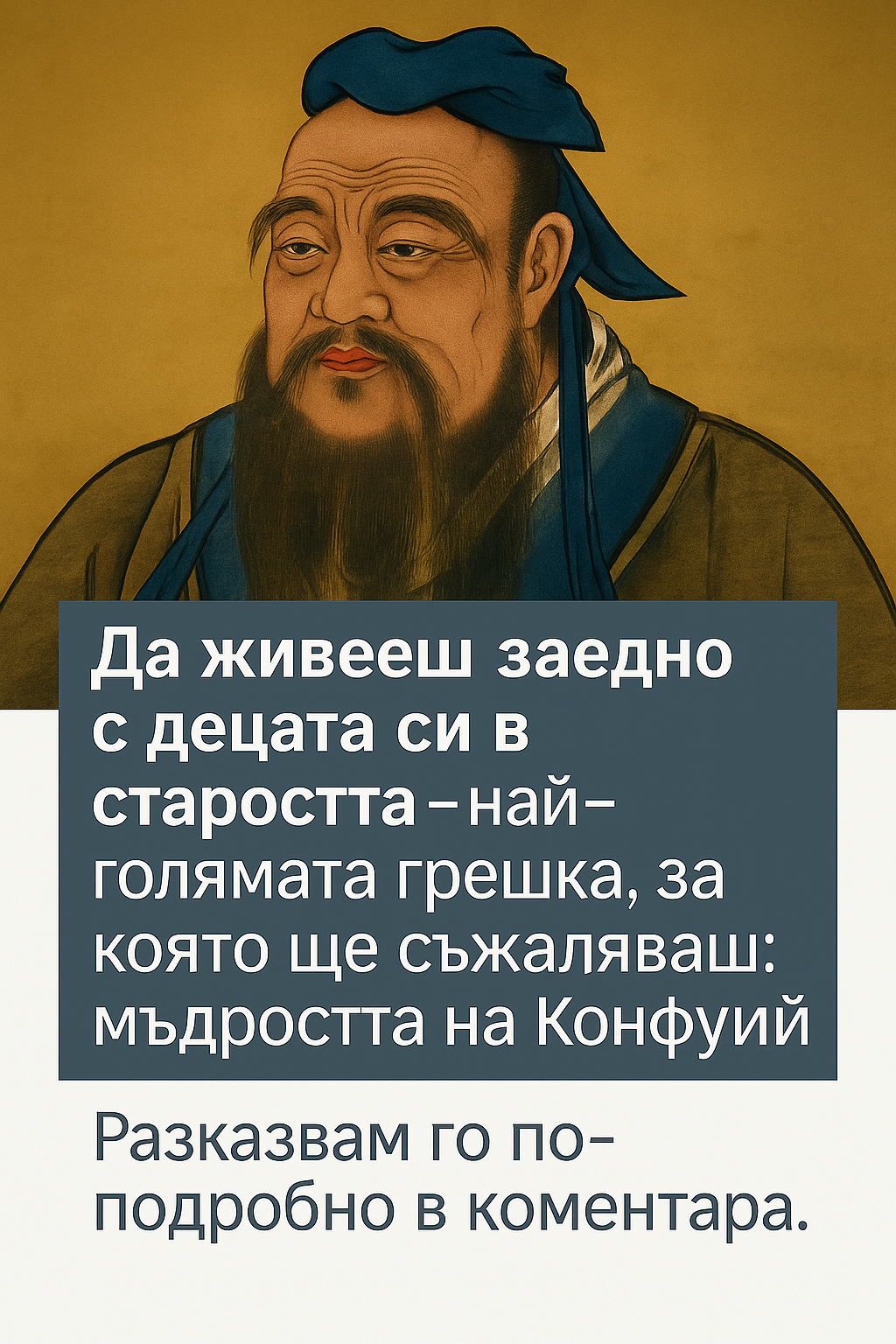 Да живееш заедно с децата си в старостта – най-голямата грешка, за която ще съжаляваш: мъдростта на Конфуций. 1 b07fddca 85aa 4ef9 be01 d4a9fd71d6f2