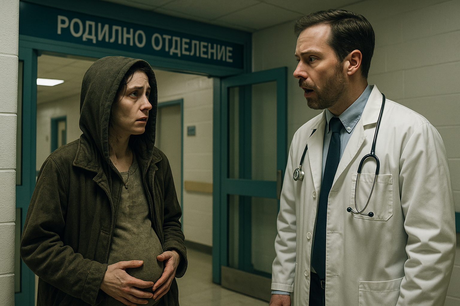 Една бременна бездомна жена влезе в родилното отделение малко след полунощ — лицето на лекаря побледня, когато видя коя е тя 1 fb5658b6 87b1 4074 9021 9298a6b616fd