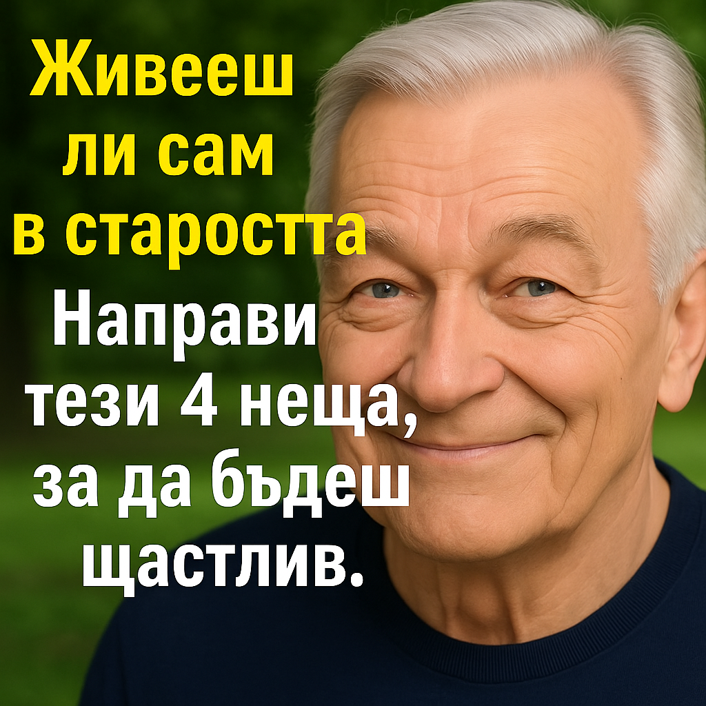 „Сам в старостта? Направи тези 4 неща, за да останеш щастлив, здрав и психически силен.“ 1 3005337e d3d0 4088 a1ac a81e1822f98e