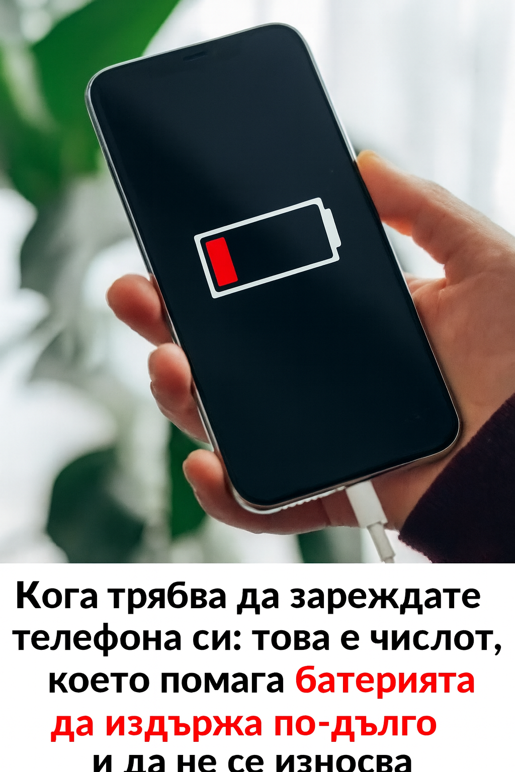 Кога трябва да зареждате телефона си: това е числото, което помага батерията да издържа по-дълго и да не се износва 1 58644f8c 75f5 48e2 a070 5933e808aed3