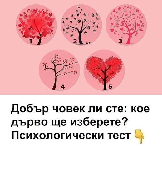 Добър човек ли сте: кое дърво ще изберете. Интересен психологически тест. 😱 1 599938492 1430286749107543 7953717765573330498 n
