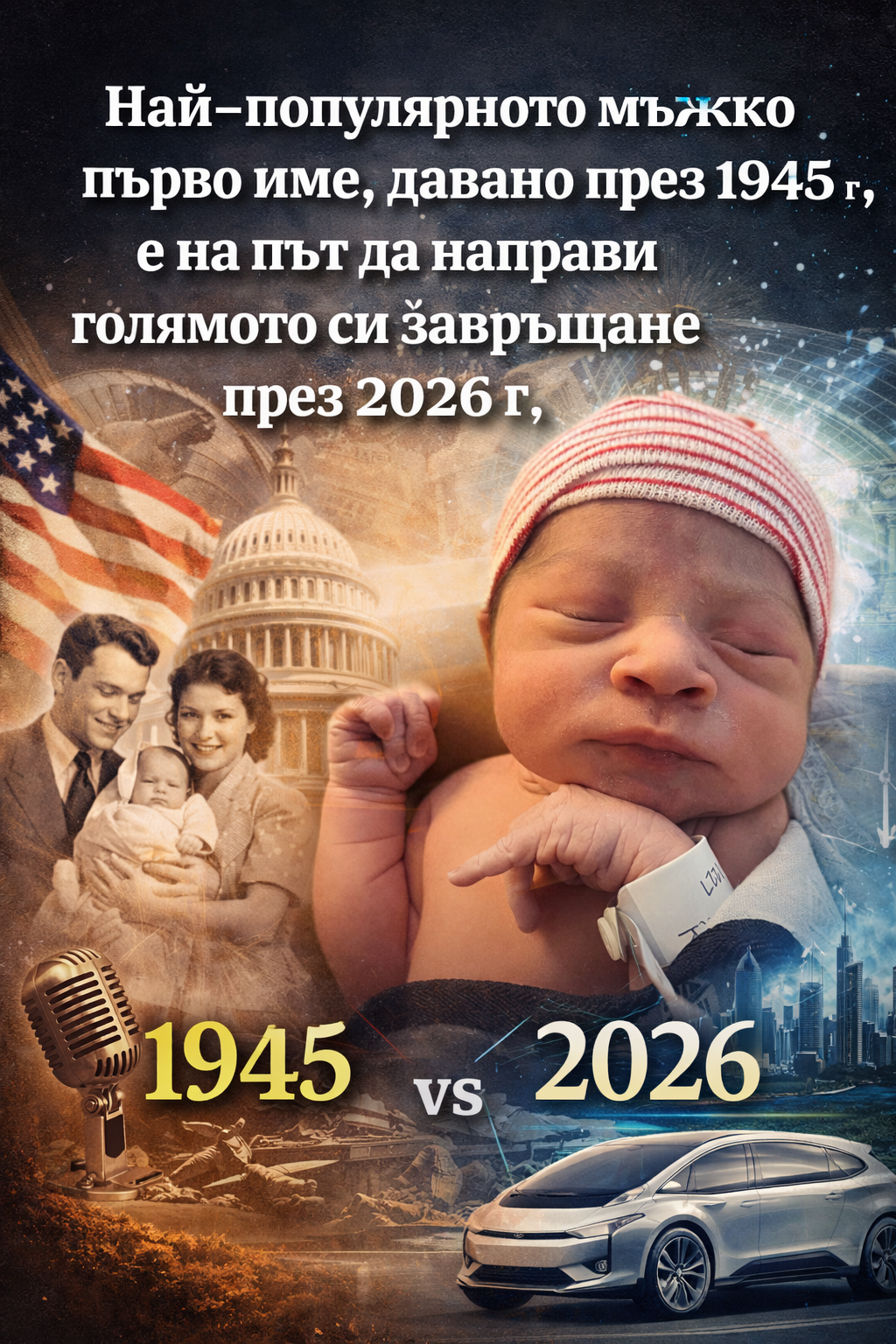 „Най-популярното мъжко първо име, давано през 1945 г., е на път да направи голямото си завръщане през 2026 г 1 03372902 1d9a 405d b405 7e82faac5239