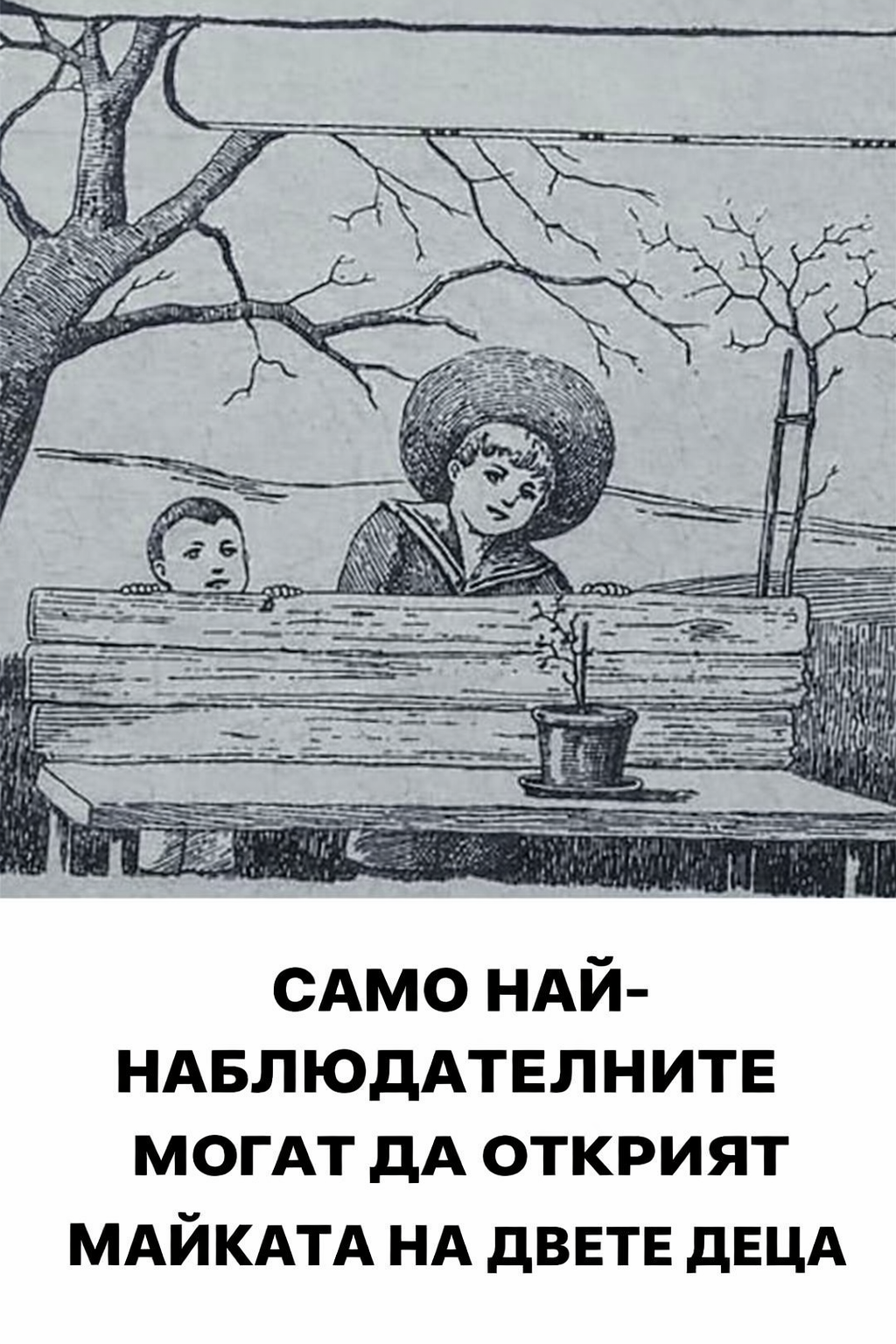 Само най-наблюдателните могат да открият майката на двете деца 1 1940e0c0 af4f 40ab 9cbf b325206f220c