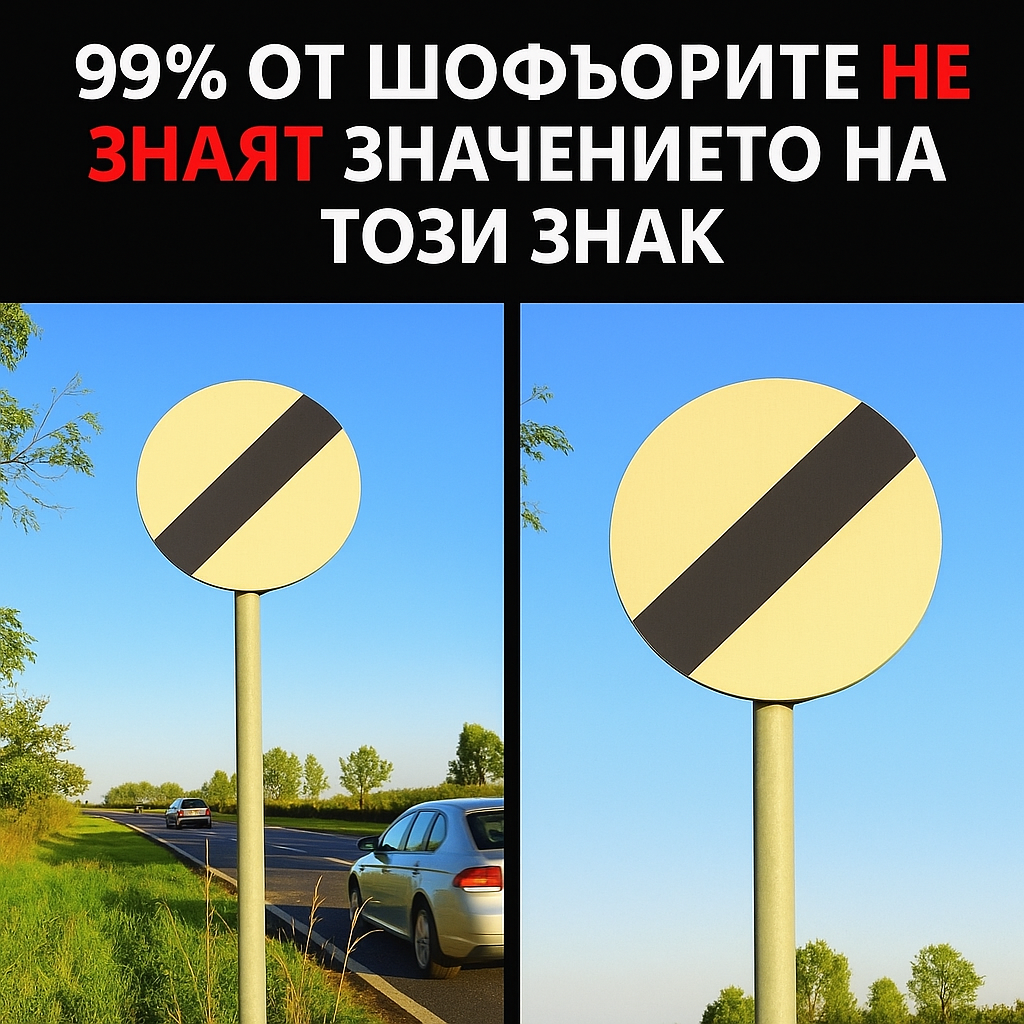 99% от шофьорите НЕ ЗНАЯТ значението на този знак 1 30745757 bdf3 41a2 8579 1f17ff58144b