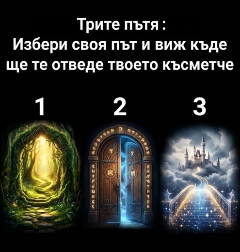 Трите пътя: Избери своя път и виж къде ще те отведе твоето късметче 2 613612383 1448759407260277 2404299102430705625 n 1