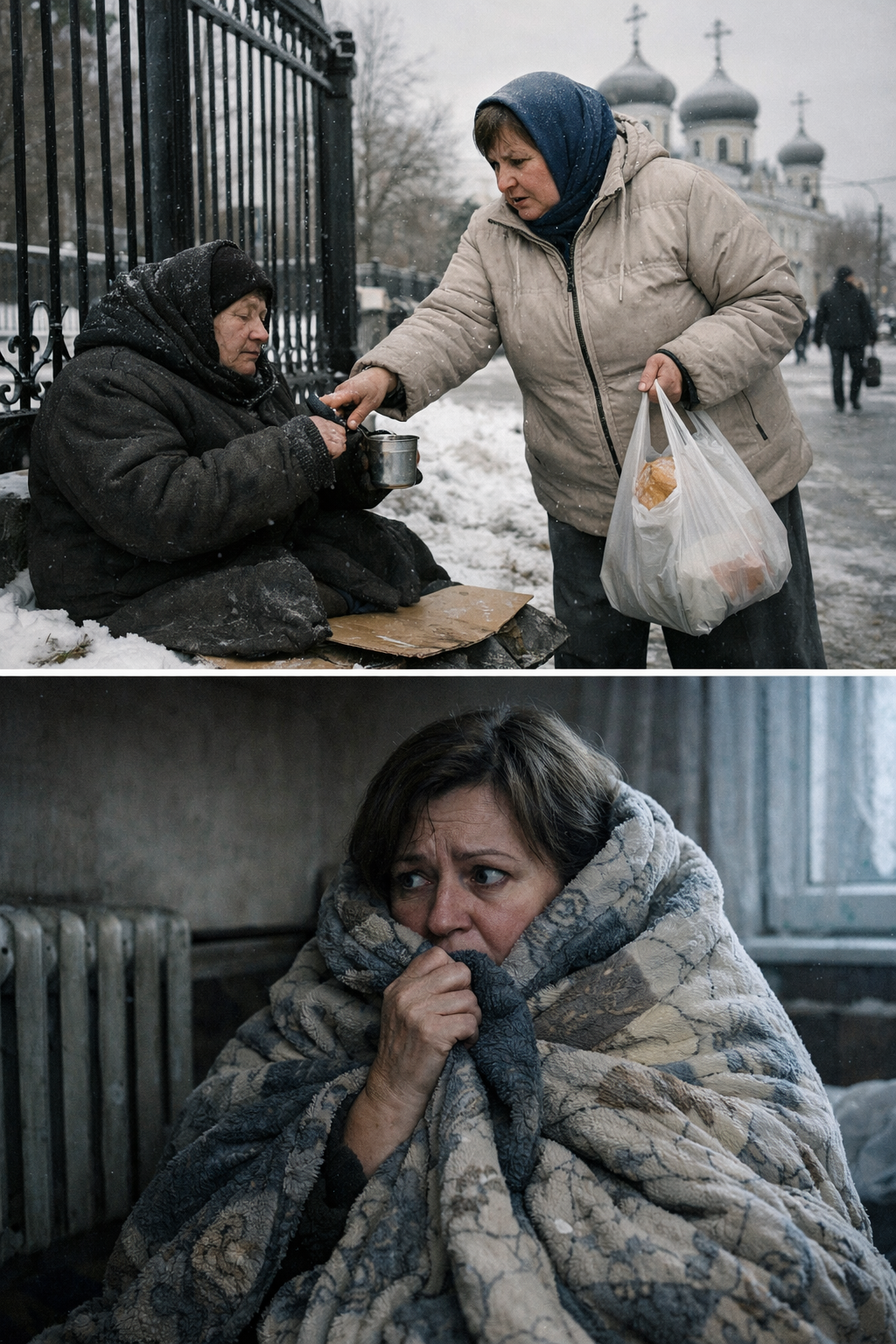 Подадох милостиня на сляпа гадателка пред църквата, а тя внезапно стисна дланта ми и прошепна: „Дъще, ако мъжът ти поиска ключовете от сейфа — не му ги давай. Кажи, че си ги изгубила.“ Учудих се… но същата вечер съпругът ми наистина поиска ключовете. Казах, че са изгубени. А през нощта се събудих от странен шум и ЗАМРЪЗНАХ от видяното… 😲😲 1 66ee677e b299 4ed6 9668 6b1bfe4826e2