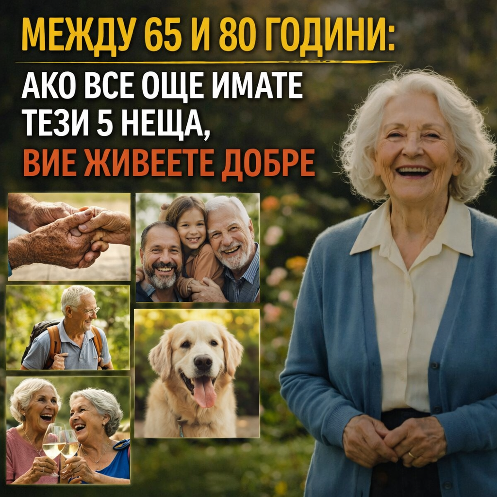 МЕЖДУ 65 И 80 ГОДИНИ: АКО ВСЕ ОЩЕ ИМАТЕ ТЕЗИ 5 НЕЩА, ВИЕ ЖИВЕЕТЕ ДОБРЕ 1 9de1a1b4 ede9 4aac 8375 5513f3445df8