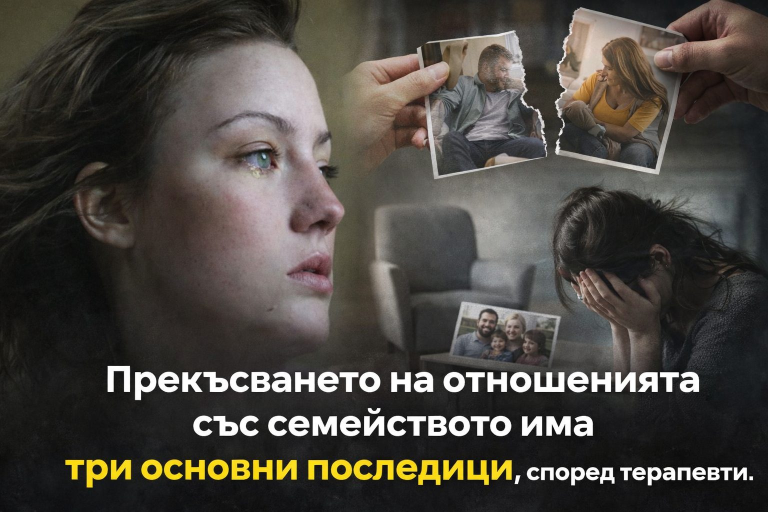 Прекъсването на семейните връзки може да има неочаквани последици. Ето три от тях. Виж първия коментар 👇 1 d251f016 e387 4dfc 9f76 e2c5b3e90d0e