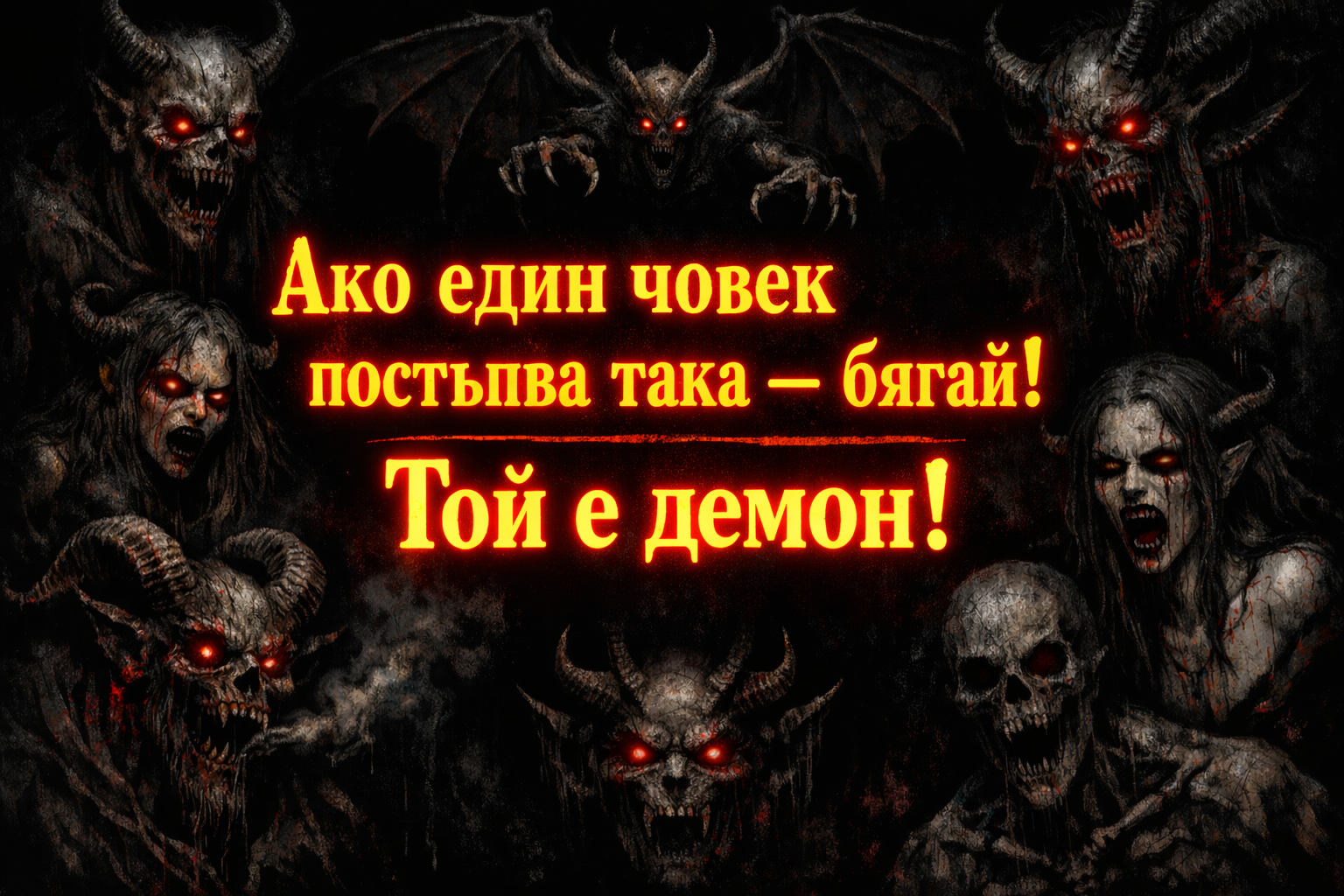 6 безпогрешни признака, че си изправен пред човешки демон (духовна опасност) 🤔😱… Виж още 1 fb5f3a1c 7726 4703 ba57 eb6d12cad2b1
