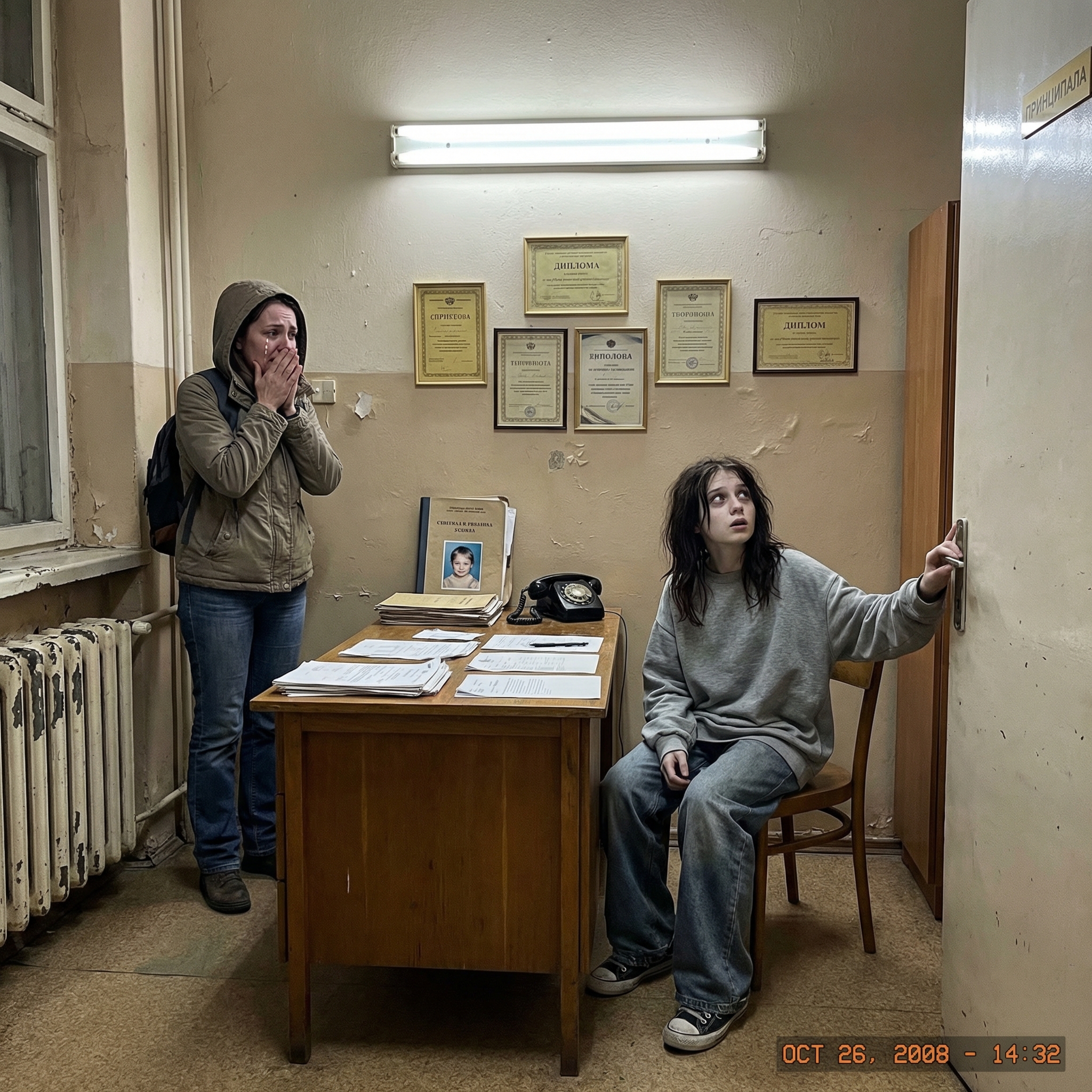 – Мамо? Моля те, ела да ме вземеш. – Телефонът се изплъзна от ръката ми. Дъщеря ми беше мъртва от две години. А сега седеше в кабинета на директора и ме викаше. 1 6900752f 7e4b 4888 89e7 1aa598a58a71