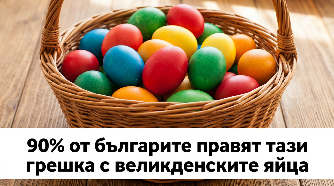 90% от българите правят тази грешка с великденските яйца – ето колко време яйцето е годно за консумация 1 44dd6ebe 70c6 4212 94f1 51af3cd2afed