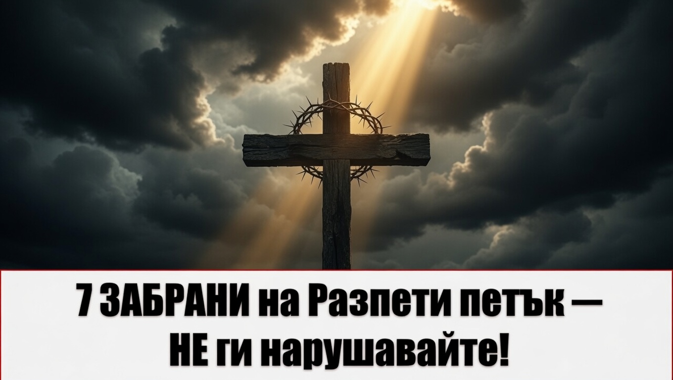 РАЗПЕТИ ПЕТЪК е НАЙ-СТРАШНИЯТ ден в годината! 7 АБСОЛЮТНИ забрани, които НЕ БИВА да нарушавате — който се засмее днес, ще ПЛАЧЕ до Коледа! 1 image 2
