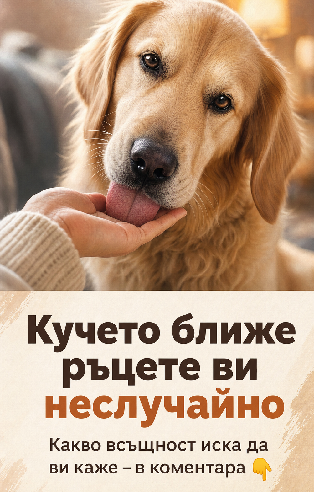 Кучето ближе ръцете ви неслучайно: какво всъщност се опитва да ви каже 1 99bff0a9 b60f 4dc6 bba5 4d5b616c7374 1