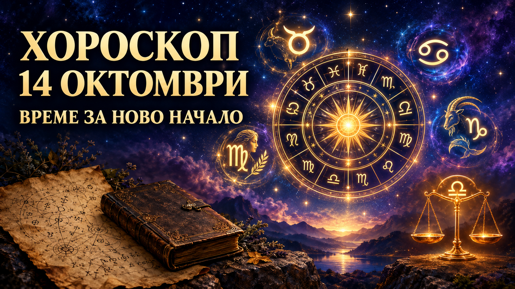 Хороскоп за 14 октомври: Небето ЗАТВАРЯ старите дългове! Света Петка закриля 4 зодии, а една ще плати за 1 06458fbe 1522 4897 bd07 0aaa6b712c06