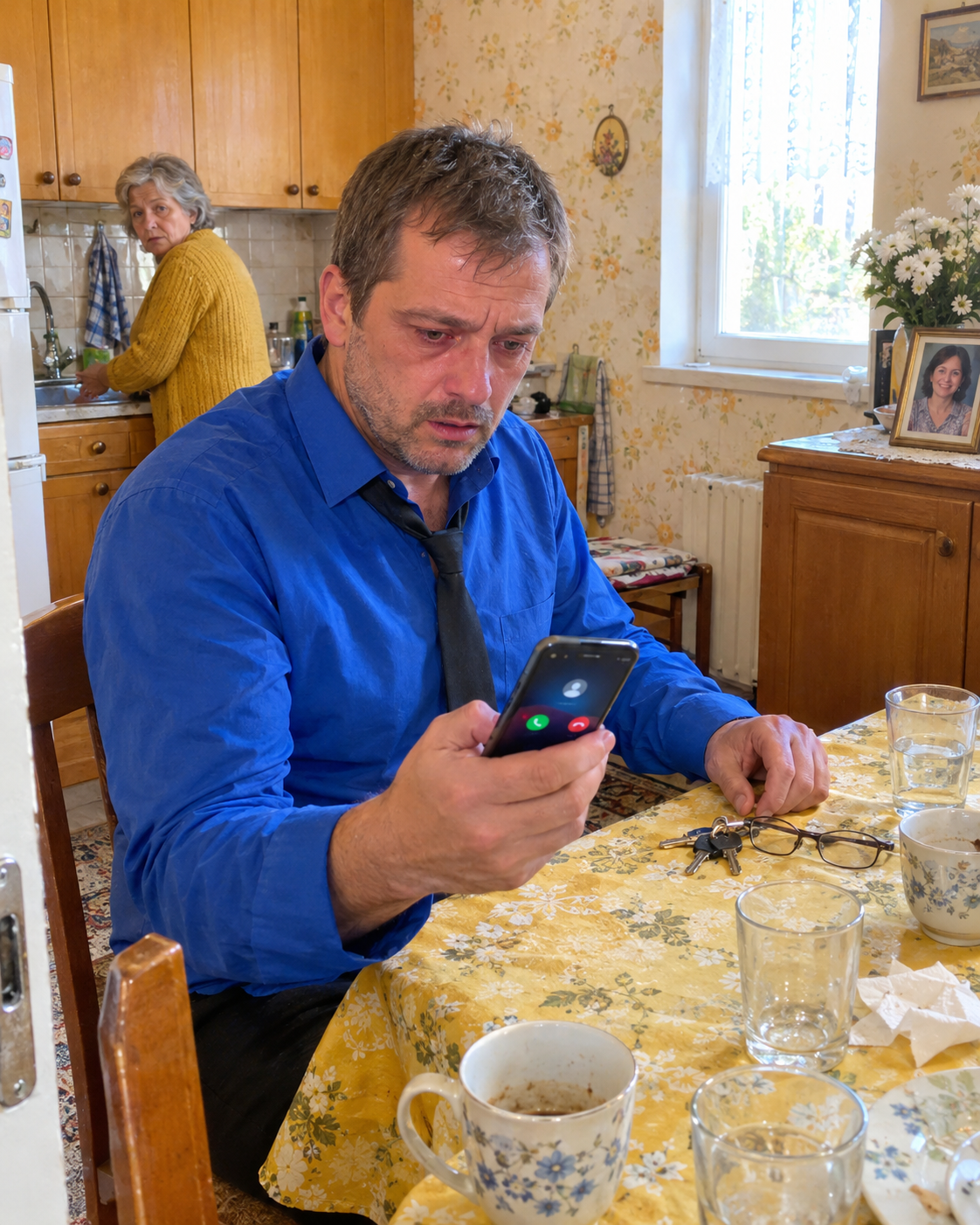 Три часа след погребението на жена ми телефонът ѝ светна. На екрана пишеше „Татко“. А баща ѝ почина преди единайсет години. 1 bc3d8038 5400 439f 870f 065084e38ac1